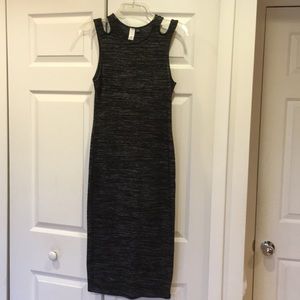 RD Style Black and White Midi Dress Size S